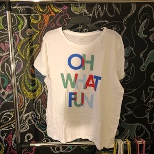 Oh What Fun! Old Navy Relaxed Fit T-shirt XL